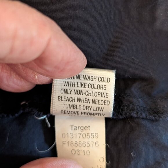 Converse  Blue Button-Up Dress with Adjustable Sleeves and Pockets Size Large - Picture 13 of 13